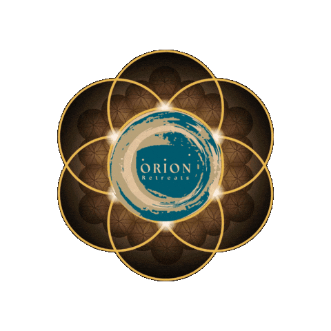 Retreat Floweroflife Sticker by Orion Retreats