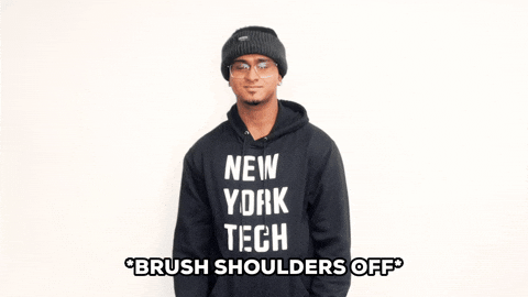 Brush Shoulders Off GIFs - Get the best GIF on GIPHY