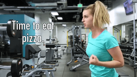 happy gym GIF by HelloGiggles