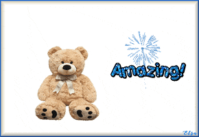 Teddy Bear Animated Card GIF
