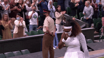 Serena Williams Goodbye GIF by Wimbledon