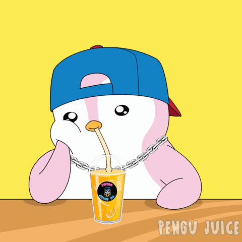 Bored Penguin GIF by Pengu Juice Co.