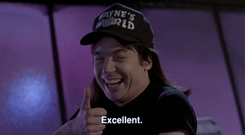 Waynes World Party Time GIF by Ethan Barnowsky - Find & Share on GIPHY