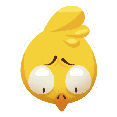 Chicken Watching Sticker