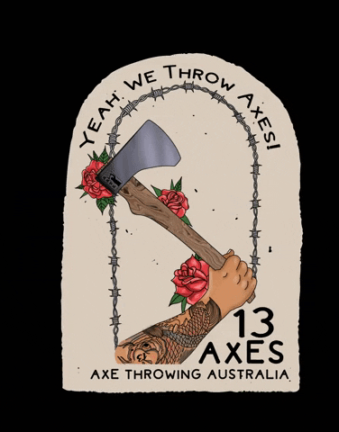 Axe Throwing GIF by 13 Axes Australia