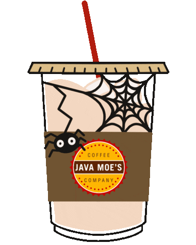 Coffee Time Halloween Sticker by Java Moe's Coffee Company
