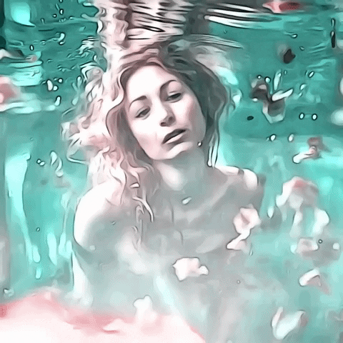 Water Witch Swimming GIF by The3Flamingos