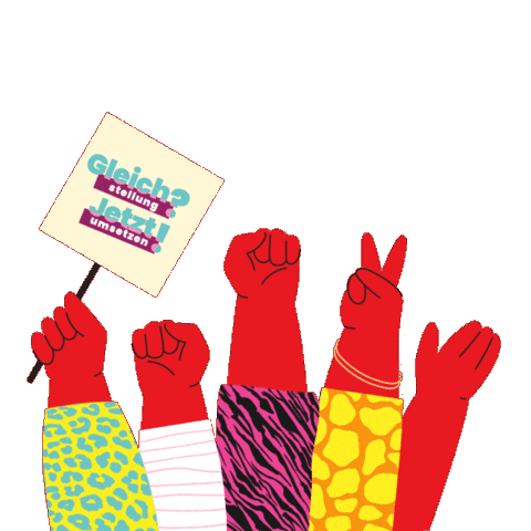 Demonstration Sticker by DGB NRW