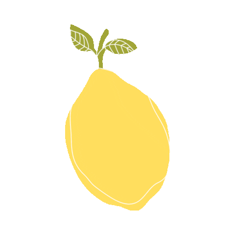 Fruit Lemon Sticker by Chimp Treats