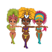 African American Carnaval GIF by Oh So Paper