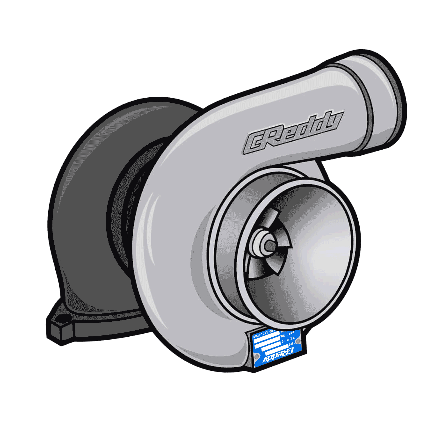 Turbo Boost Sticker by GReddy Performance Products for iOS & Android