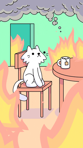 Chilling No Problem GIF by doodles