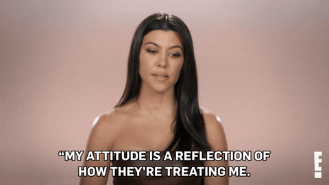 Keeping Up With The Kardashians Attitude GIF by E!