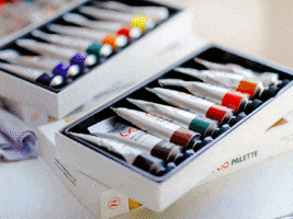 ZenARTSupplies artist paint painter palette GIF