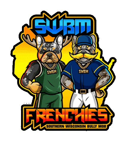 Wisconsin Sticker by OKC Frenchies