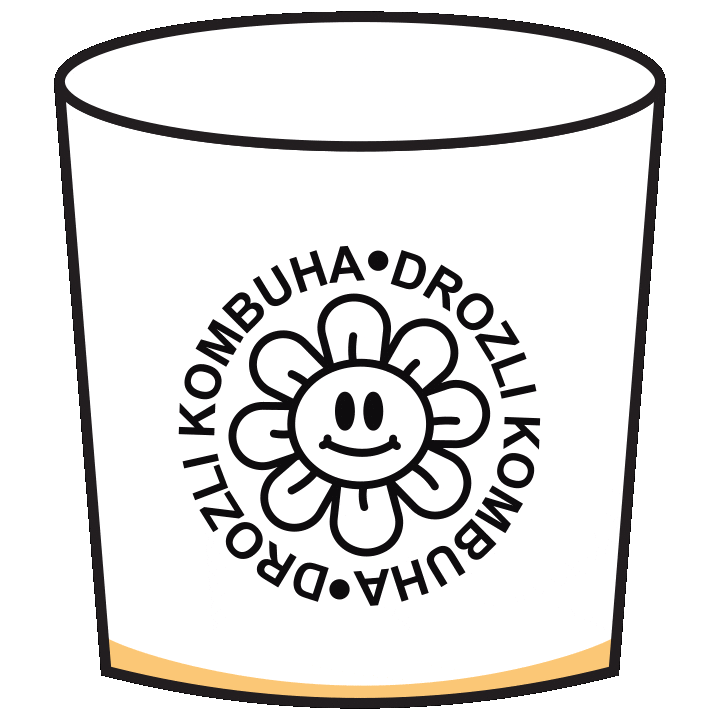 Drozli Kombuha Sticker