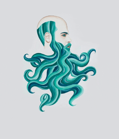 guillermoanguita man sea octopus bald GIF