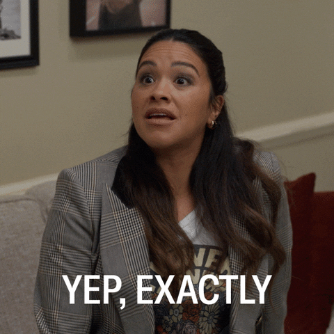 Gina Rodriguez Agree GIF by ABC Network