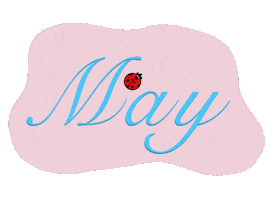 Spring May Sticker