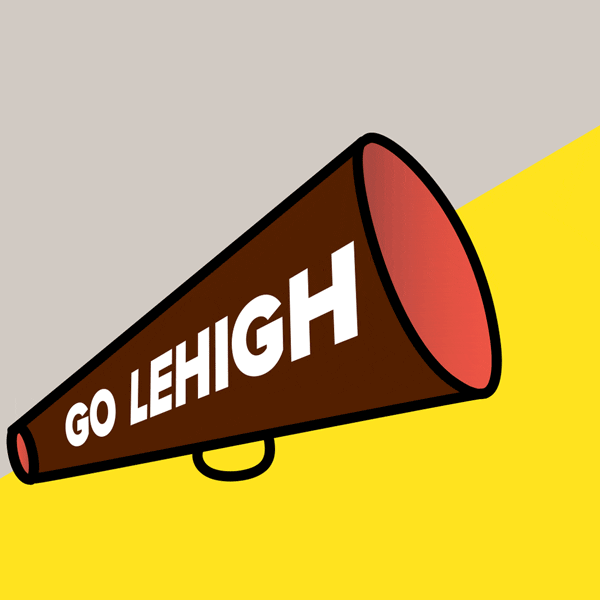 School Spirit Megaphone GIF by Lehigh University Find & Share on GIPHY