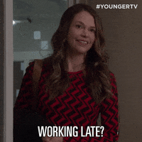 Work Latenight GIF by YoungerTV