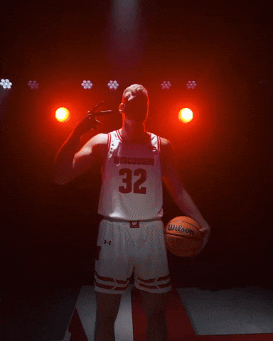 Badgers Basketball GIF by Wisconsin Badgers