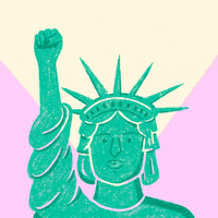 Statue Of Liberty Virus GIF by INTO ACTION
