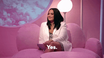 Demi Lovato Yes GIF by The Roku Channel