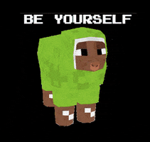 Be Yourself Майнкрафт GIF by Tellurion Mobile Games