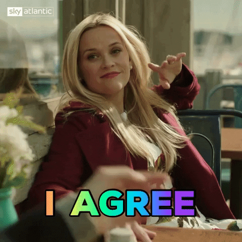 SkyTV yes reese witherspoon totally i agree GIF