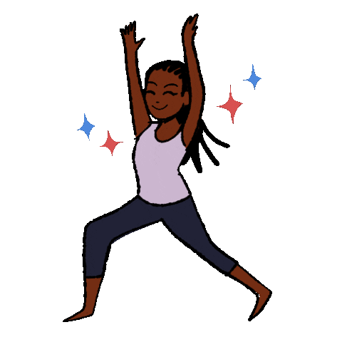 Yoga Sticker by andythestreet