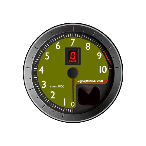 Racing Rpm Sticker by megacarautomotive