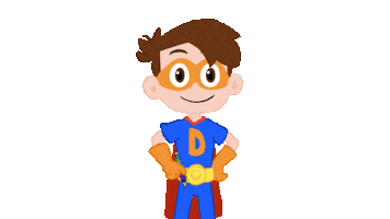 Hero Superhero Sticker by Cool School