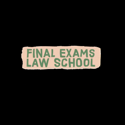 Law School Exam GIF