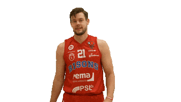 Playing Basketball Player Sticker by Bisons