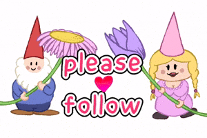 Please Follow GIF