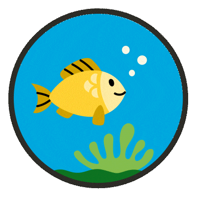 Fish Tank Sticker by Real Reason for Pets