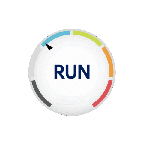 Run Running Sticker by Creative Technology & Design at FIT
