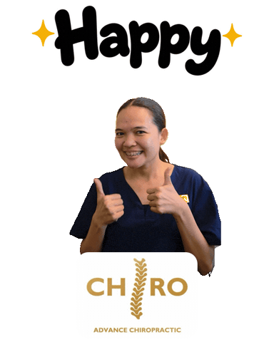 Happy Smile Sticker by Advance Chiropractic