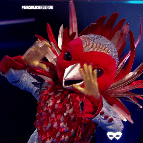 Wave Kiss GIF by The Masked Singer UK