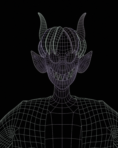 3D Wireframe GIF