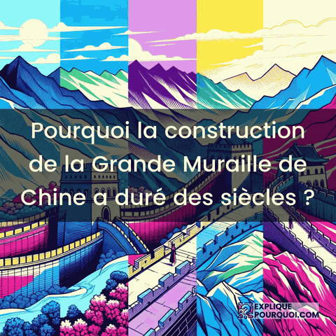 Construction Grande Muraille Chine GIF by ExpliquePourquoi.com