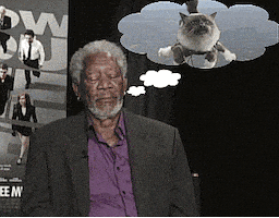morgan freeman dreaming GIF