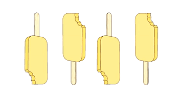 ice lolly 3d GIF