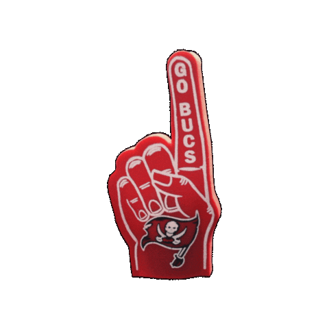 Bucs Foam Finger Sticker by Tampa Bay Buccaneers