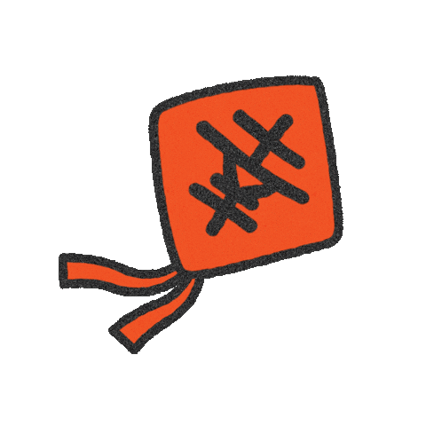 Lunar New Year Good Luck Sticker by Morning Giants Studio