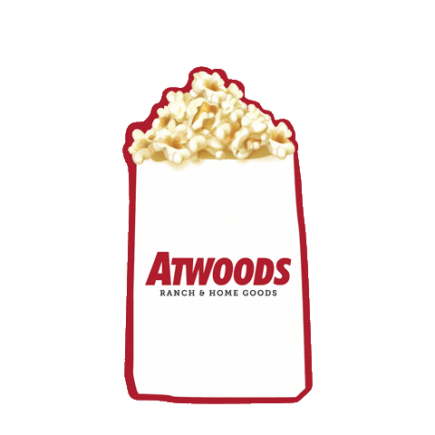 Popcorn Sticker by Atwoods Ranch & Home Goods