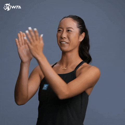 Tennis Applaud GIF by WTA