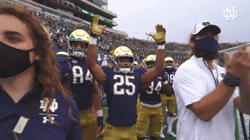College Football Touchdown GIF by Notre Dame Fighting Irish