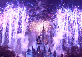 Disney Fireworks GIF